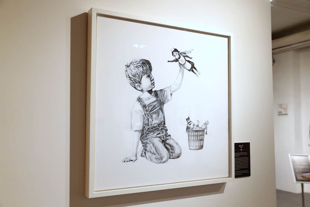 Wyjątkowy obraz Banksy’ego trafi na aukcję pod koniec marca